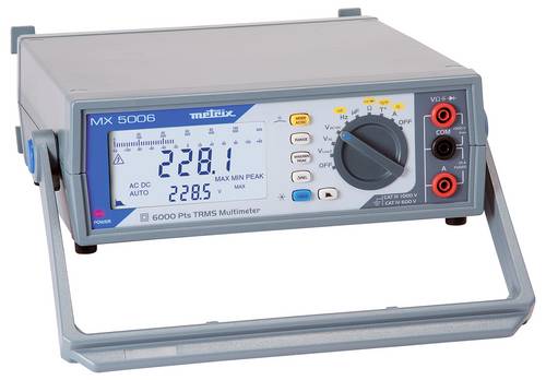 Metrix MX 5006 Tisch-Multimeter digital, analog CAT III 1000V Anzeige (Counts): 6000 von Metrix