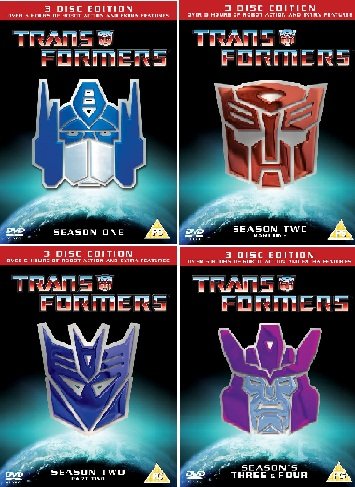 Transformers the Complete Original Animated Cartoon Series DVD Collection [11 Discs] Season 1, 2.1, 2.2, 3 and 4 + Extras von Metrodome Distribution Ltd