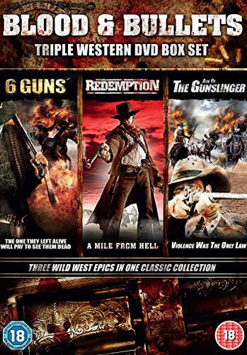 Blood and Bullets (3 discs) - 6 Guns / Redemption / Age of the Gunslinger [DVD] [UK Import] von Metrodome Group