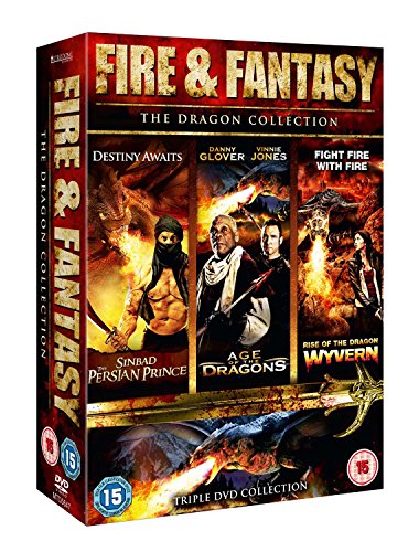 Fire & Fantasy: The Ultimate Dragon Collection (Sinbad The Persian Prince / Age of The Dragons / Rise of the Dragons, Wyvern) [DVD] von Metrodome Group