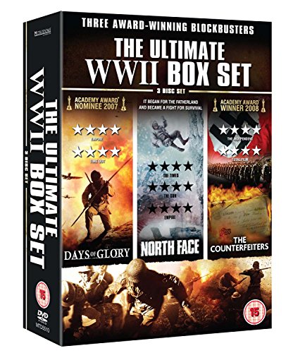 The Ultimate World War II Boxset (The Counterfeiters, Days of Glory, North Face) [DVD] [2009] von Metrodome Video