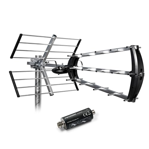 METRONIC 415054 Außenantenne Trinappe 26 dB + Filter 694 MHz METRONIC 415054 Außenantenne Trinappe 26 dB + Filter 694 MHz von Metronic