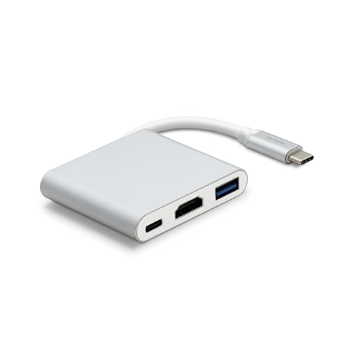METRONIC USB-C 3-in-1 Adapter METRONIC, HDMI 4K, USB Typ A, 100W Lade, Kompakt & Leicht - 395296 von Metronic