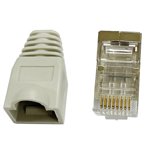 Metronic 395505-10 Metall geschirmte RJ45 Stecker CAT6 Modular-Cat 6 FTP Steckverbinder vergoldete Kontakte Metronic 395505-10 Metall geschirmte RJ45 Stecker CAT6 Modular-Cat 6 FTP Steckverbinder vergoldete Kontakte von Metronic