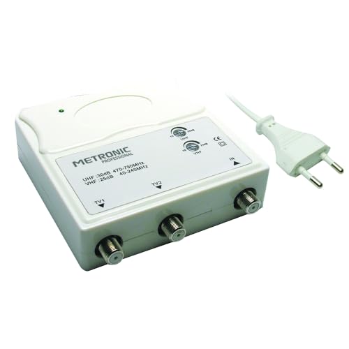 Metronic 414113 Verstärker TV mit Filter, Weiß von Metronic