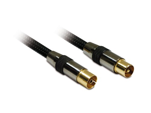 Metronic 419001 Antennen-Kabel (Stecker auf Buchse, 1,5 m) Schwarz von Metronic