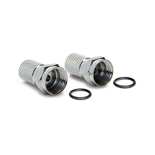 438128 2 x F-Stecker Kabel-3.6 von Metronic
