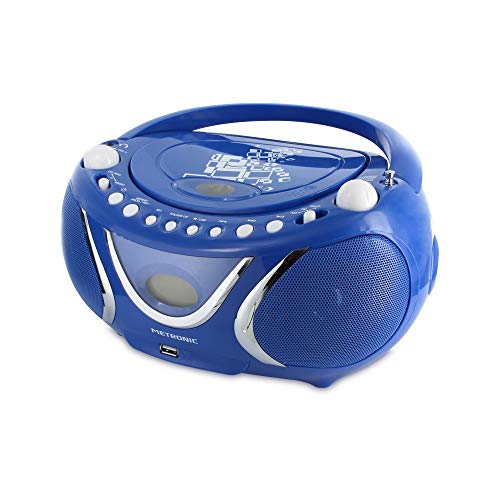 Metronic 477132 Radio CD- MP3 Boombox Square Blau Metronic 477132 Radio CD- MP3 Boombox Square Blau von Metronic