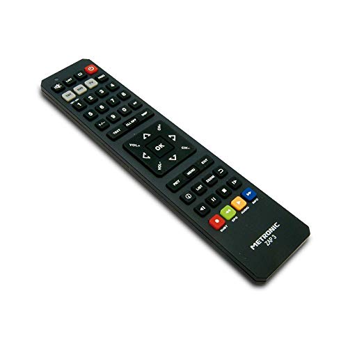 Metronic TCDE ZAP3 TV/DVD/TNT 495387 Universal-Fernbedienung, Schwarz Metronic TCDE ZAP3 TV/DVD/TNT 495387 Universal-Fernbedienung, Schwarz von Metronic