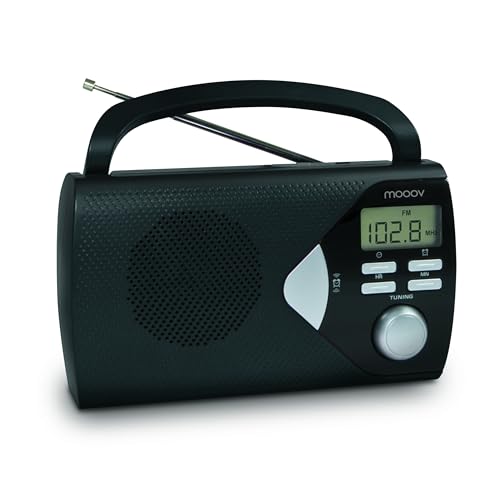 Metronic 477205 Tragbares Radio mit Griff mit Batteriebetrieb On-Screen-Display, Schwarz Metronic 477205 Tragbares Radio mit Griff mit Batteriebetrieb On-Screen-Display, Schwarz von mooov