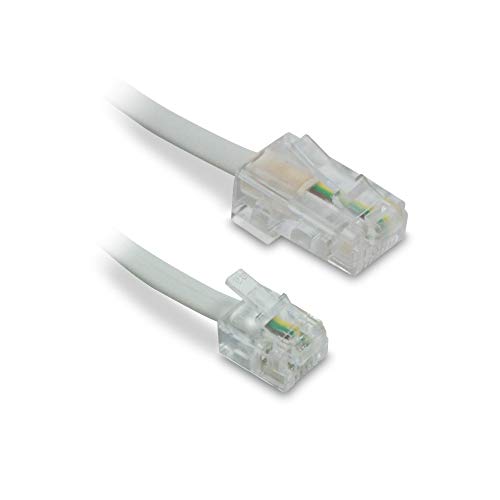 Metronic Verbindungskabel (RJ-45 auf RJ-11, 10 m) Weiß von Metronic