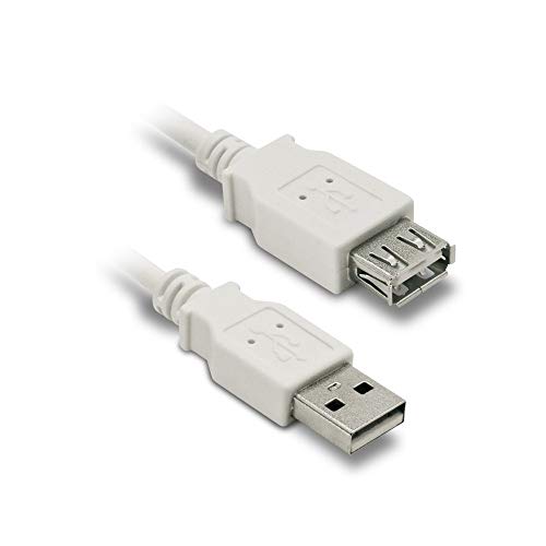 Metronic Verlängerungskabel USB 2.0 A männlich/A weiblich 1,80 m weiß von Metronic