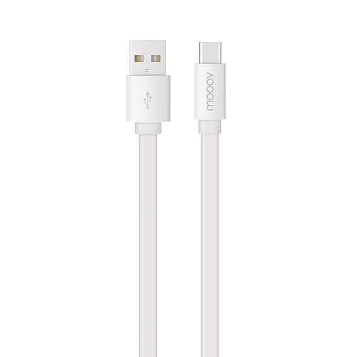Metronic mooov 732058 Flachkabel (USB Typ C, 1 m) Weiß von Metronic