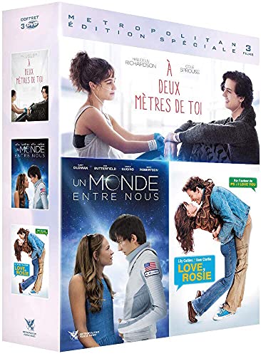Coffret romance 3 films : à deux mètres de toi ; love, rosie ; un monde entre nous [FR Import] von Metropolitan Video