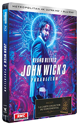 John Wick Parabellum [Édition Limitée SteelBook 4K Ultra HD + Blu-ray] von Metropolitan Video