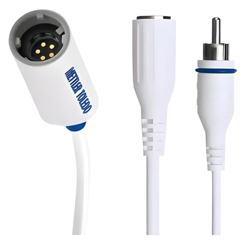 Mettler-Toledo InLab Isoliertes Sensorkabel, Weiß, MultiPin-BNC/RCA, 1.8m Länge von Mettler-Toledo