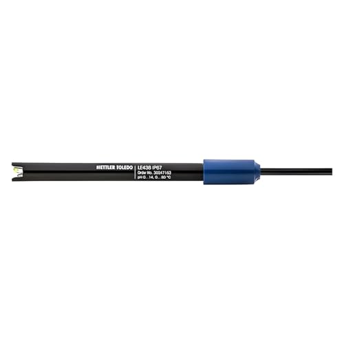 Mettler-Toledo LE438-IP67 pH-Elektrode, 120mm Schaftlänge, 12mm Wellendurchmesser, 2m Kabellänge Mettler-Toledo LE438-IP67 pH-Elektrode, 120mm Schaftlänge, 12mm Wellendurchmesser, 2m Kabellänge von Mettler-Toledo