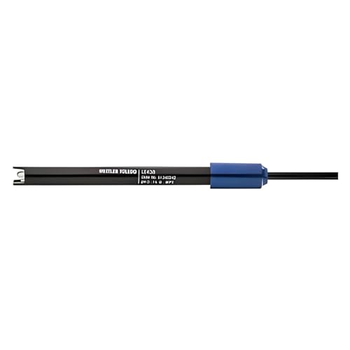 Mettler-Toledo LE438 pH Elektrode, Schwarz, 120mm Schaftlänge, 12mm Wellendurchmesser, 1m Kabellänge Mettler-Toledo LE438 pH Elektrode, Schwarz, 120mm Schaftlänge, 12mm Wellendurchmesser, 1m Kabellänge von Mettler-Toledo