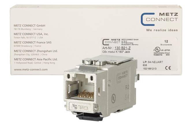 Metz C6A modul K 180° Jack 130B21-Z 12er Pack (Inhalt 12 Stück) Metz C6A modul K 180° Jack 130B21-Z 12er Pack (Inhalt 12 Stück) von Metz Connect GmbH
