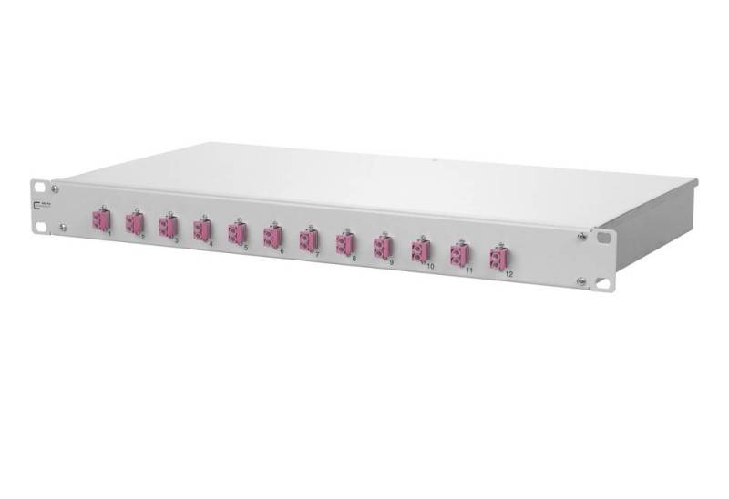 Metz OpDAT fix 12xLC-D OM4 1502577512-F Keramik erikaviolett 19z 1HE Spleißbox von Metz Connect GmbH