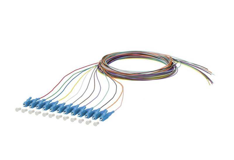 12 Stk. Metz Connect OpDat Faserpigtail OS2 LC E9/125, OS2, 2m 150Q1JO0020E von Metz Connect