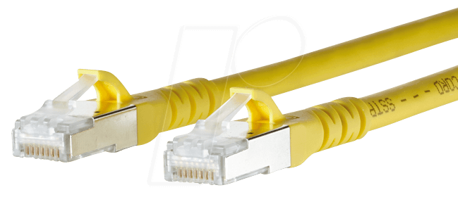BTR 1308452077-E - Patchkabel RJ45 Cat.6A S/FTP  2 m gelb von Metz Connect