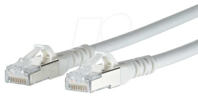 BTR 1308455088-E - Patchkabel RJ45 Cat.6A S/FTP  5 m weiß von Metz Connect