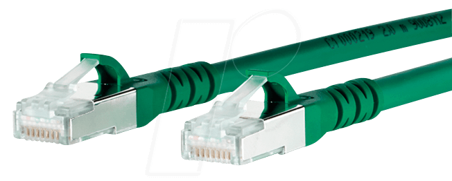 BTR 130845A055-E - Patchkabel RJ45 Cat.6A S/FTP  10 m grün von Metz Connect