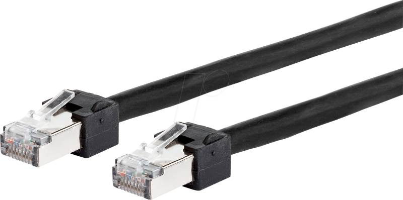 BTR 13084U7500-E - Patchkabel RJ45 Cat.6 S/FTP 7,5 m schwarz von Metz Connect