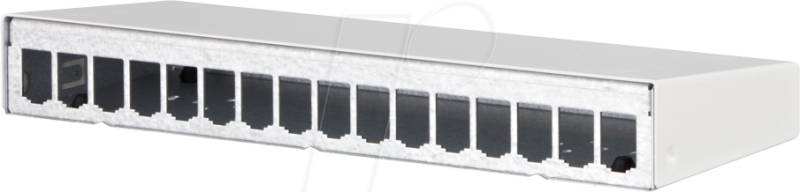 BTR 130861-1602E - Modul AP-Gehäuse, 16 Port, reinweiß, unbestückt von Metz Connect