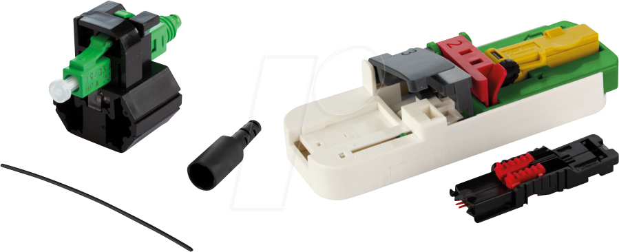 BTR 1509QAJA002C - OpDAT FAST™ LWL-Steckerbausatz,  LC APC OS2, 20 Stück von Metz Connect