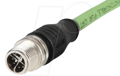 M12 ASL801 - Anschlussleitung M12, 8-polig, 1m von Metz Connect