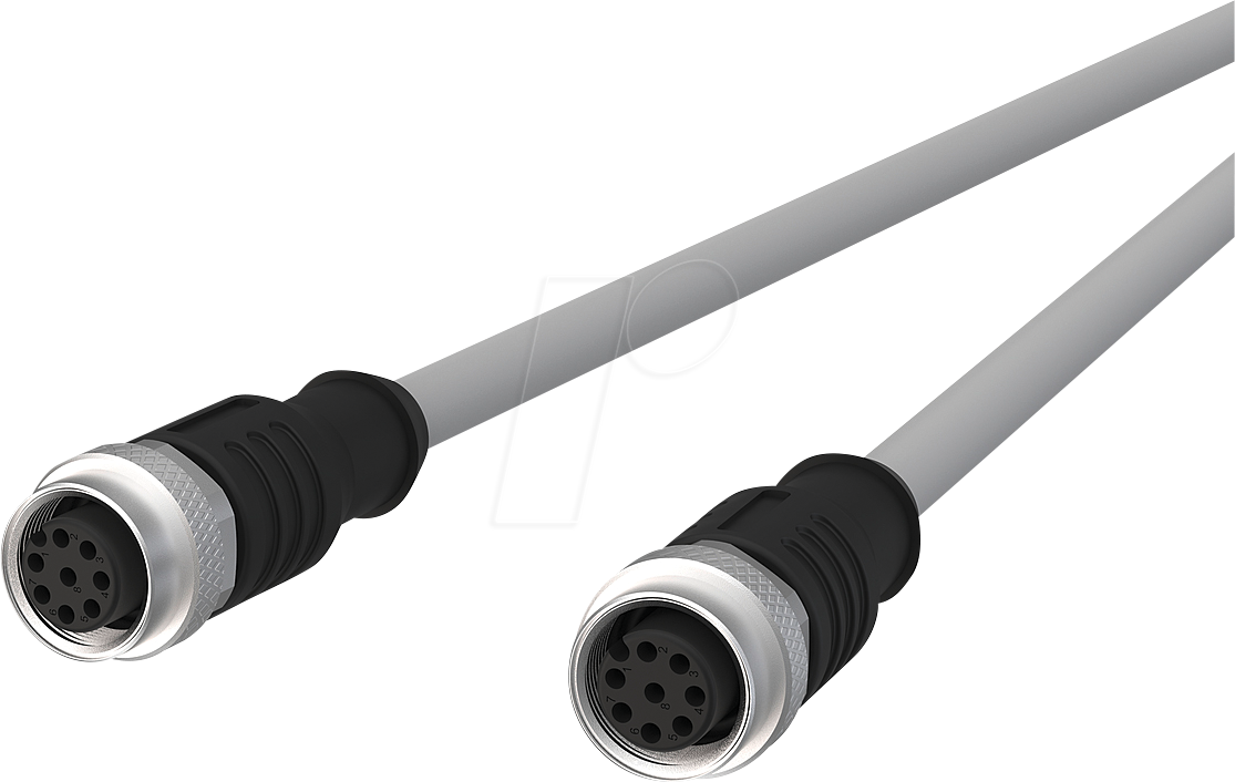 MC 142MKA22020 - Sensorleitung, M12, 8 pol, Ku > Ku, 2 m von Metz Connect