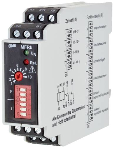 Metz Connect 110310412230 MFRk-E12 Zeitrelais Multifunktional 230 V/AC 1 St. 2 Wechsler Metz Connect 110310412230 MFRk-E12 Zeitrelais Multifunktional 230 V/AC 1 St. 2 Wechsler von Metz Connect
