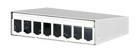 Metz Connect 130861-0802-E Modul AP-Gehäuse 8 Port rw von Metz Connect