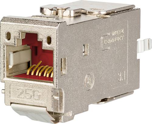 Metz Connect 130B11-25-E RJ45-Einbaumodul E-Dat, Modul-Steckgesicht von Metz Connect
