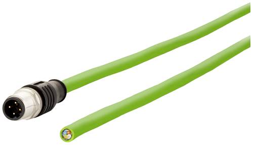 Metz Connect 142M1D10100 M12 Netzwerkkabel, Patchkabel CAT 5e SF/FTP 10.00m Grün PUR-Mantel, Säure Metz Connect 142M1D10100 M12 Netzwerkkabel, Patchkabel CAT 5e SF/FTP 10.00m Grün PUR-Mantel, Säure von Metz Connect