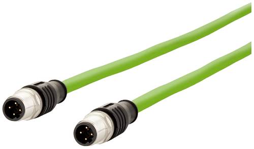 Metz Connect 142M1D11010 M12 Netzwerkkabel, Patchkabel CAT 5e SF/FTP 1.00m Grün PUR-Mantel, Säureb Metz Connect 142M1D11010 M12 Netzwerkkabel, Patchkabel CAT 5e SF/FTP 1.00m Grün PUR-Mantel, Säureb von Metz Connect