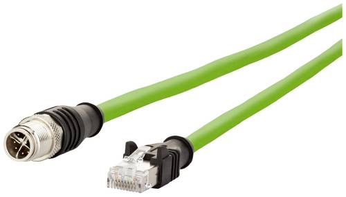 Metz Connect 142M2X15050 M12 Netzwerkkabel, Patchkabel CAT 6a S/FTP 5.00m Grün PUR-Mantel, Säurebe Metz Connect 142M2X15050 M12 Netzwerkkabel, Patchkabel CAT 6a S/FTP 5.00m Grün PUR-Mantel, Säurebe von Metz Connect