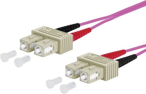 Metz Connect 151S1EOEO10E Glasfaser LWL Anschlusskabel [2x SC-Stecker - 2x SC-Stecker] 50/125 µ Mul von Metz Connect