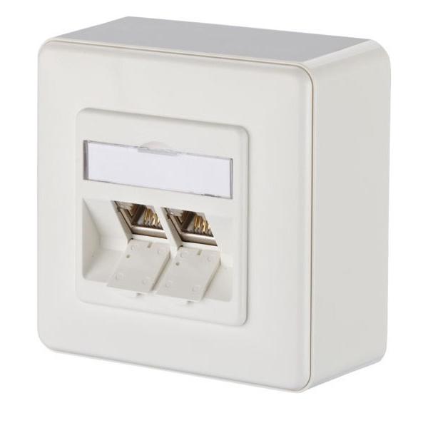 Metz Connect Anschlussdose, Cat.6A TN E-DATmod-2AP-rws 1309120002-E-90 Metz Connect Anschlussdose, Cat.6A TN E-DATmod-2AP-rws 1309120002-E-90 von Metz Connect