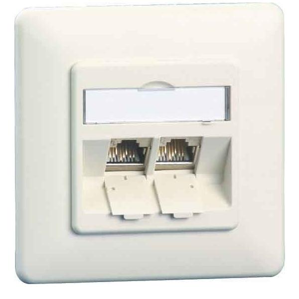 Metz Connect Anschlussdose C6Amodul UP TN C6Amod-2UP-270rw 130B12D21002E90 von Metz Connect