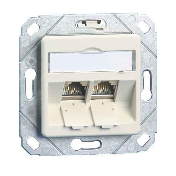 Metz Connect Anschlussdose C6Amodul Upk TN C6Amod-2UPk-180rw 130B11D21102E90 von Metz Connect