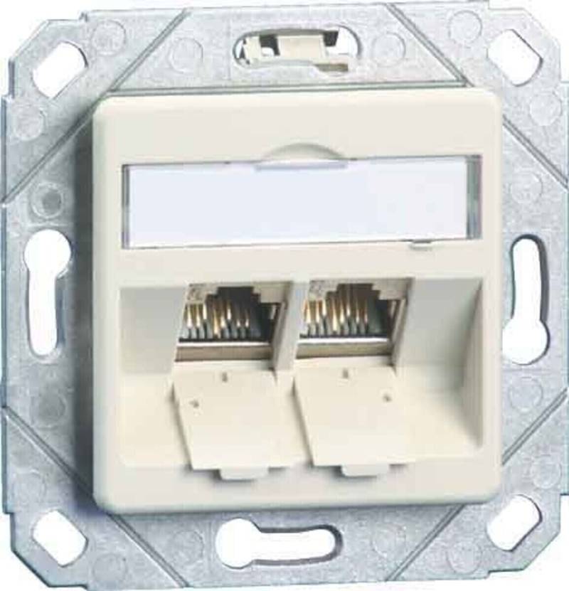 Metz Connect Anschlussdose C6Amodul Upk TN C6Amod-2UPk-270rw 130B12D21102E90 von Metz Connect