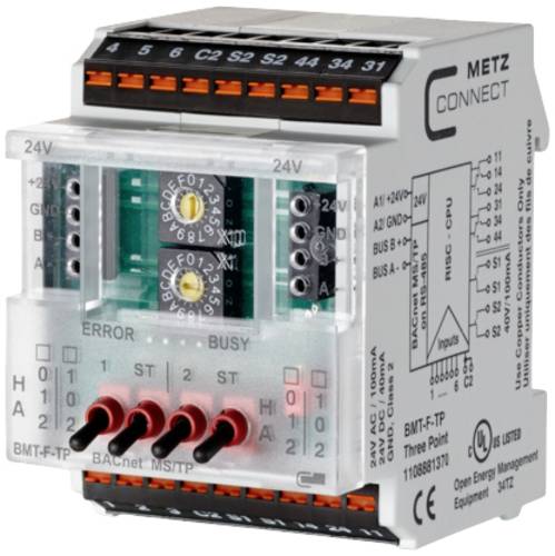 Metz Connect BMT-F-TP BACnet MS/TP MS/TP-Modul 24 V/AC, 24 V/DC 100mA Anzahl Ausgänge:4 x Inhalt 1S von Metz Connect