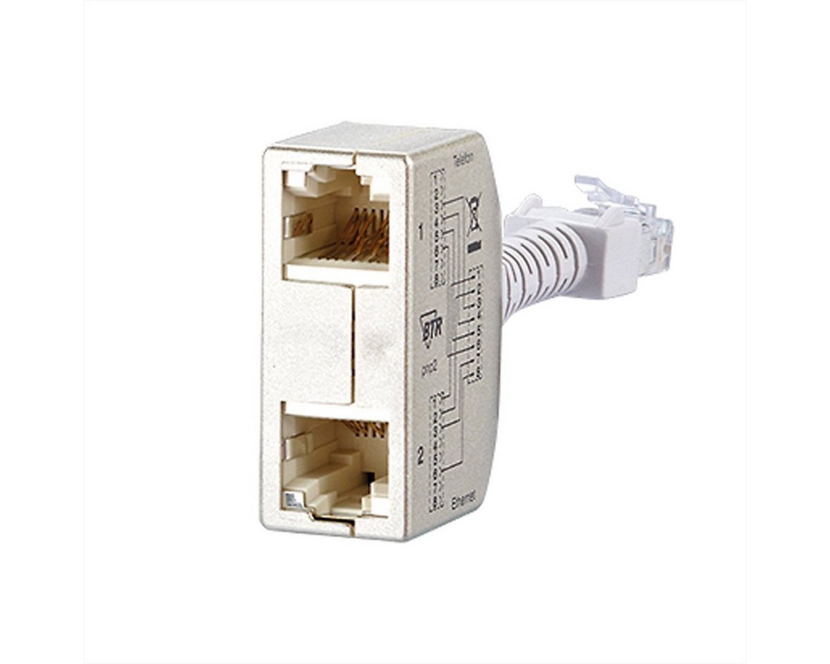 Metz Connect Cable Sharing Adapter pnp2 Netzwerk-Panel (Telefon/Ethernet, 2 St) Metz Connect Cable Sharing Adapter pnp2 Netzwerk-Panel (Telefon/Ethernet, 2 St) von Metz Connect