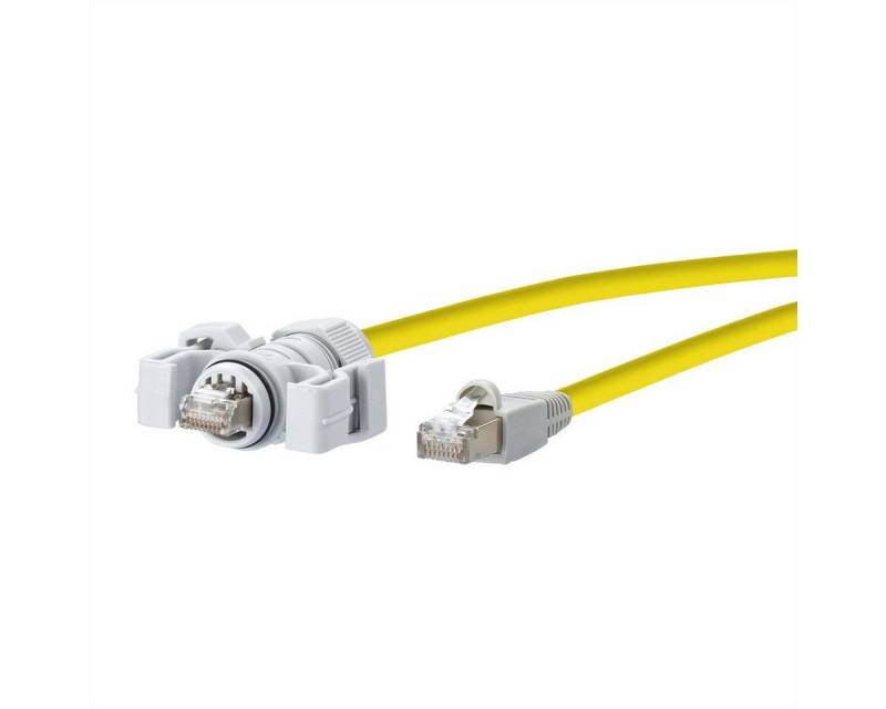 Metz Connect E-DAT Industry Patchkabel V6 LAN-Kabel, RJ-45 (IP67) Männlich (Stecker), RJ-45 (8P8C) Männlich (Stecker) (200.0 cm), IP67 - RJ45 von Metz Connect