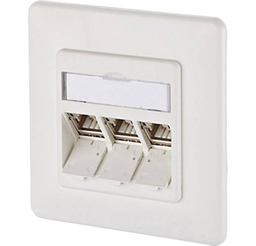 Metz Connect E-DAT modul 3 Port UP Cat.6A Netzwerk-Adapter, Modulfähig Metz Connect E-DAT modul 3 Port UP Cat.6A Netzwerk-Adapter, Modulfähig von Metz Connect