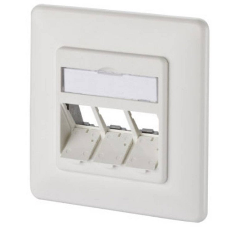 Metz Connect Keystone Anschlussdose UP 3 Port unbestück Netzwerk-Adapter Metz Connect Keystone Anschlussdose UP 3 Port unbestück Netzwerk-Adapter von Metz Connect