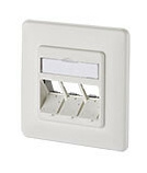 Metz Connect Keystone Anschlussdose UP 3Port unbest. Metz Connect Keystone Anschlussdose UP 3Port unbest. von Metz Connect